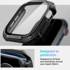 Spigen Apple Watch 11 46Mm|Apple Watch 10 46Mm-ETUI TOUGH ARMOR APPLE WATCH 10 (46 MM) BLACK
