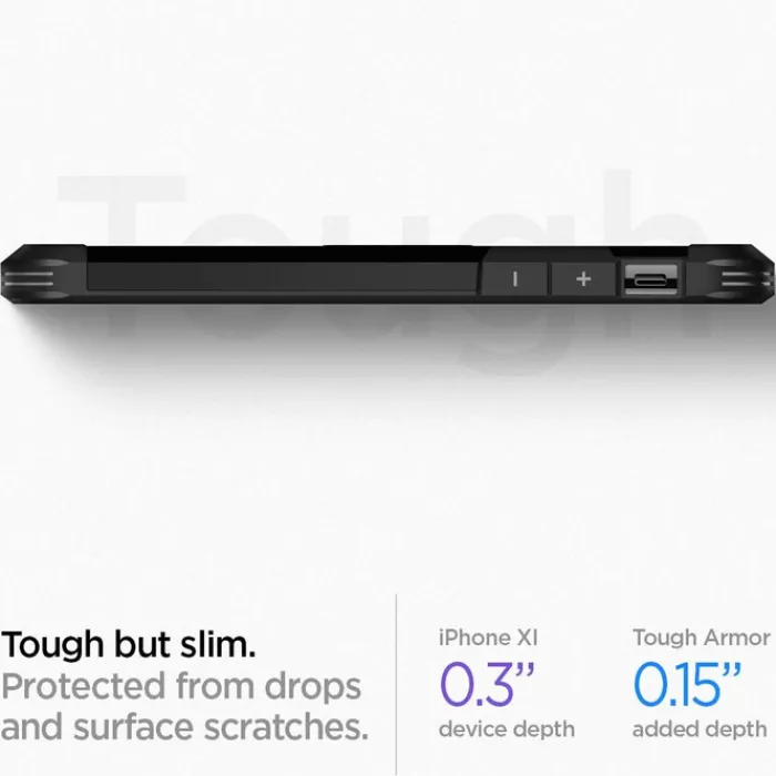 Spigen Apple|Iphone 11-Etui Tough Armor Apple Iphone 11 Black Czarne Case