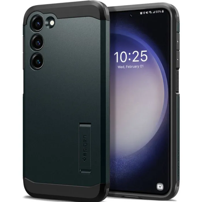Spigen Samsung|Galaxy S23 Plus-Etui Tough Armor Galaxy S23+ Plus Abyss Green Case