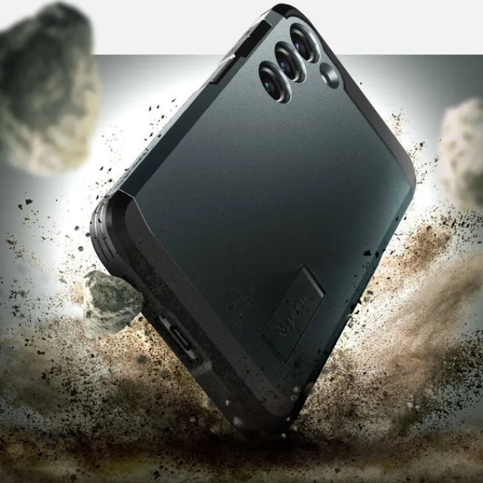 Spigen Samsung|Galaxy S23 Plus-Etui Tough Armor Galaxy S23+ Plus Abyss Green Case