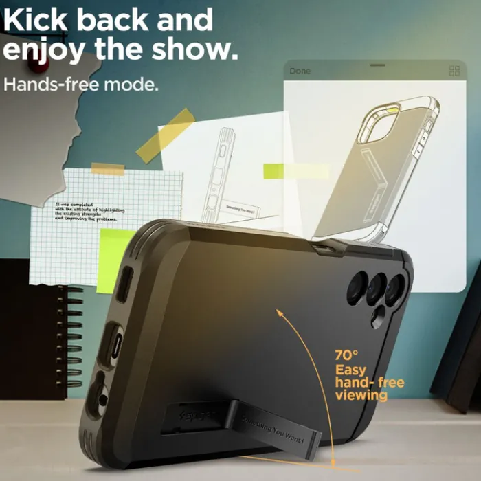 Spigen Galaxy A14 Lte|Samsung-Etui Tough Armor Galaxy A14 4G / Lte Black