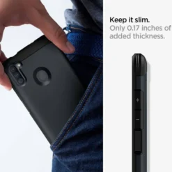 Spigen Samsung|Galaxy A11-Etui Tough Armor Galaxy A11 Metal Slate Szare Case