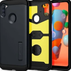 Spigen Samsung|Galaxy A11-Etui Tough Armor Galaxy A11 Metal Slate Szare Case