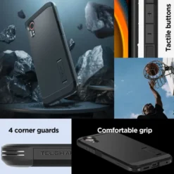 Spigen Samsung|Galaxy Xcover 7-Etui Tough Armor Galaxy Xcover 7 Black Case