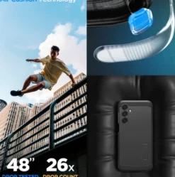 Spigen Samsung|Galaxy A16 4G / 5G-ETUI TOUGH ARMOR GALAXY A16 4G / 5G BLACK