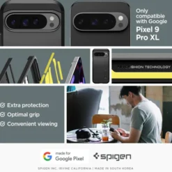 Spigen Google|Pixel 9 Pro Xl-Etui TOUGH ARMOR GOOGLE PIXEL 9 PRO XL BLACK