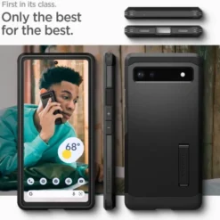 Spigen Pixel 6A|Google-Etui Tough Armor Google Pixel 6a ETUI BLACK