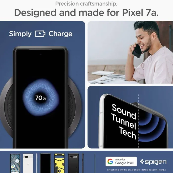 Spigen Google|Pixel 7A-Etui Tough Armor Google Pixel 7A Black Case