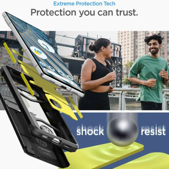 Spigen Google|Pixel 7A-Etui Tough Armor Google Pixel 7A Black Case