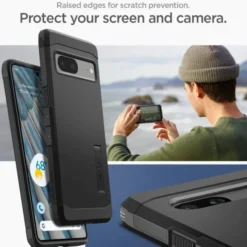 Spigen Google|Pixel 7A-Etui Tough Armor Google Pixel 7A Black Case