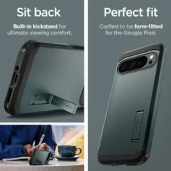 Spigen Google|Pixel 9 Pro Xl-Etui TOUGH ARMOR GOOGLE PIXEL 9 PRO XL ABYSS GREEN