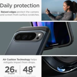 Spigen Google|Pixel 9 Pro Xl-Etui TOUGH ARMOR GOOGLE PIXEL 9 PRO XL METAL SLATE