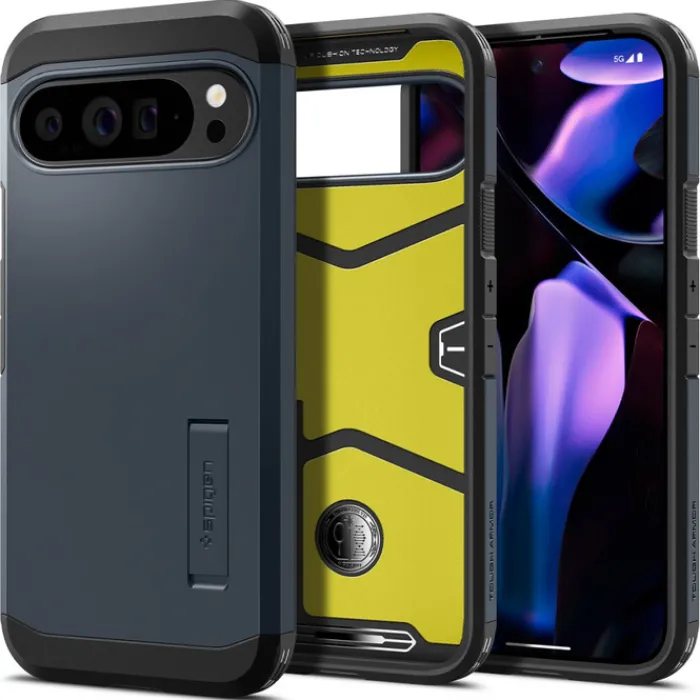 Spigen Google|Pixel 9 Pro Xl-Etui TOUGH ARMOR GOOGLE PIXEL 9 PRO XL METAL SLATE