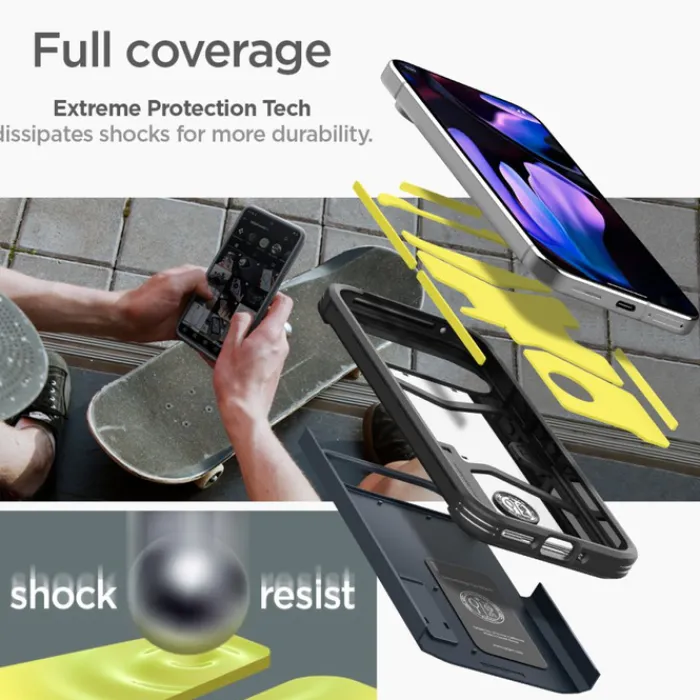 Spigen Google|Pixel 9 Pro Xl-Etui TOUGH ARMOR GOOGLE PIXEL 9 PRO XL METAL SLATE
