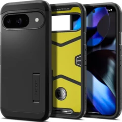 Spigen Pixel 9|Pixel 9 Pro-Etui TOUGH ARMOR GOOGLE PIXEL 9 / 9 PRO BLACK