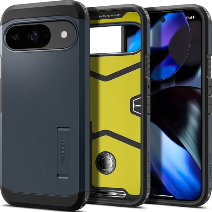Spigen Pixel 9|Pixel 9 Pro-Etui TOUGH ARMOR GOOGLE PIXEL 9 / 9 PRO METAL SLATE