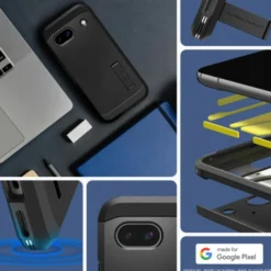 Spigen Pixel 8A|Google-Etui Tough Armor Google Pixel 8a Black