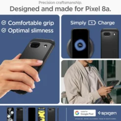 Spigen Pixel 8A|Google-Etui Tough Armor Google Pixel 8a Black