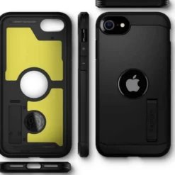 Spigen Iphone Se 2020|Iphone 7-Etui Tough Armor iPhone SE 2022 2020 Black Czarne Case