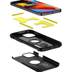 Spigen Iphone 12 Pro|Apple-Etui Tough Armor iPhone 12 12 Pro Black Czarne Case