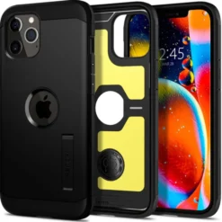 Spigen Iphone 12 Pro|Apple-Etui Tough Armor iPhone 12 12 Pro Black Czarne Case