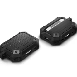 Spigen Airpods Pro|Etui Airpods-Etui Tough Armor Mag Magsafe Apple Airpods Pro 1 / 2 Black Case