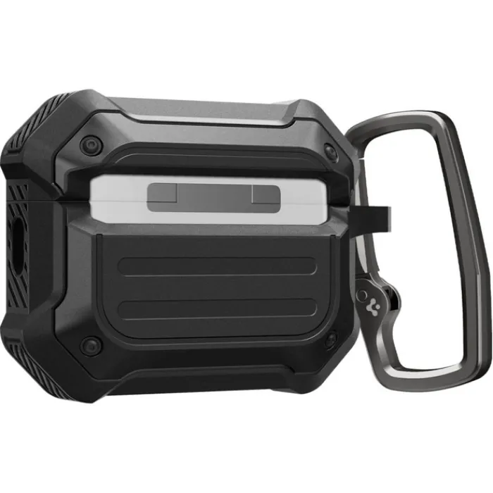Spigen Airpods Pro|Etui Airpods-Etui Tough Armor Mag Magsafe Apple Airpods Pro 1 / 2 Black Case