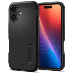 Spigen Iphone 16 Plus|Iphone 16 Plus-Etui TOUGH ARMOR MAG MAGSAFE IPHONE 16 PLUS BLACK