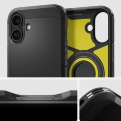 Spigen Iphone 16 Plus|Iphone 16 Plus-Etui TOUGH ARMOR MAG MAGSAFE IPHONE 16 PLUS BLACK
