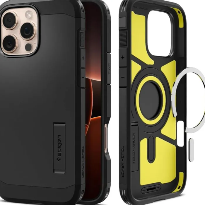 Spigen Apple|Magsafe-ETUI TOUGH ARMOR MAG MAGSAFE IPHONE 16 PRO BLACK