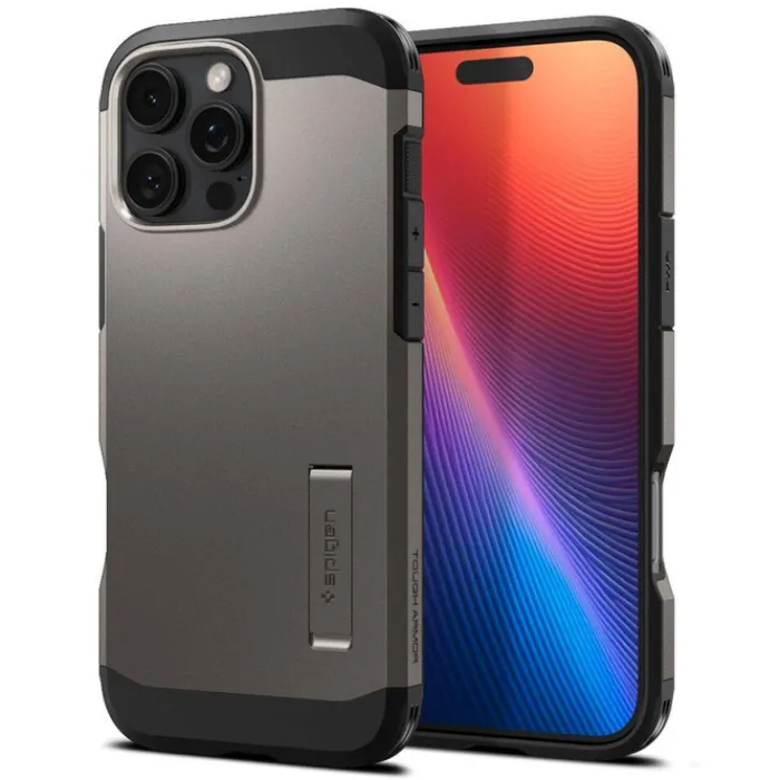 Spigen Apple|Magsafe-ETUI TOUGH ARMOR MAG MAGSAFE IPHONE 16 PRO GUNMETAL