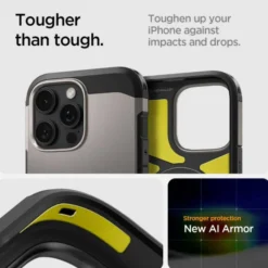 Spigen Apple|Magsafe-ETUI TOUGH ARMOR MAG MAGSAFE IPHONE 16 PRO GUNMETAL