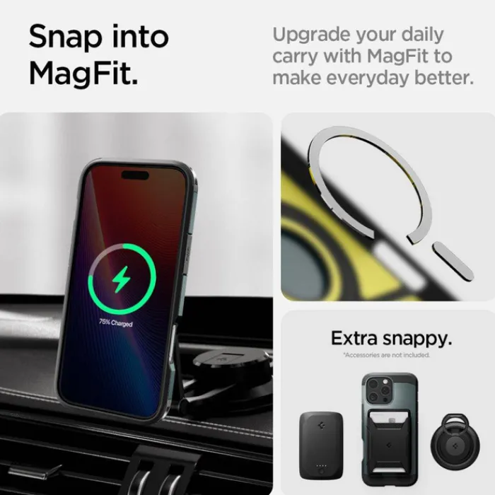 Spigen Apple|Magsafe-ETUI TOUGH ARMOR MAG MAGSAFE IPHONE 16 PRO ABYSS GREEN