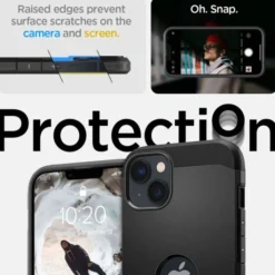Spigen Iphone 14|Apple-Etui Tough Armor Mag Magsafe iPhone 14 Black Czarny case
