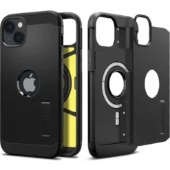 Spigen Iphone 14|Apple-Etui Tough Armor Mag Magsafe iPhone 14 Black Czarny case