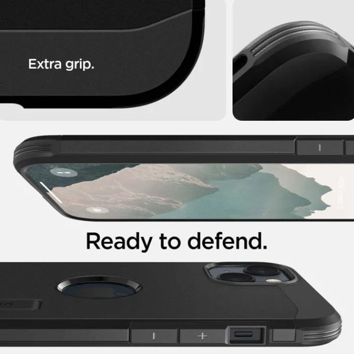 Spigen Iphone 14|Apple-Etui Tough Armor Mag Magsafe iPhone 14 Black Czarny case