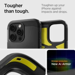 Spigen Iphone 16 Pro Max|Iphone 16 Pro Max-ETUI TOUGH ARMOR MAG MAGSAFE IPHONE 16 PRO MAX BLACK