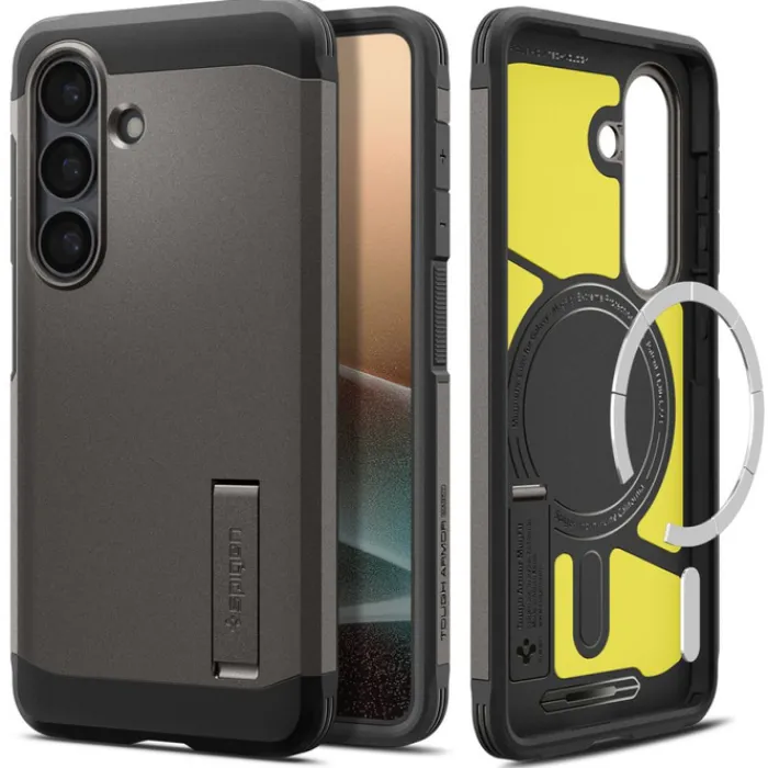Spigen Samsung|Galaxy S26 Plus-ETUI TOUGH ARMOR MAG SAMSUNG GALAXY S26+ PLUS MAGSAFE GUNMETAL