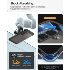 Spigen Samsung|Galaxy S26 Plus-ETUI TOUGH ARMOR MAG SAMSUNG GALAXY S26+ PLUS MAGSAFE GUNMETAL
