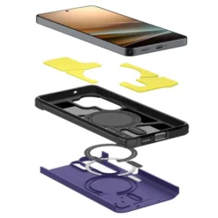 Spigen Samsung|Galaxy S26 Ultra-ETUI TOUGH ARMOR MAG SAMSUNG GALAXY S26 ULTRA MAGSAFE ASH VIOLET