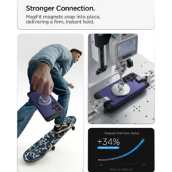 Spigen Samsung|Galaxy S26 Ultra-ETUI TOUGH ARMOR MAG SAMSUNG GALAXY S26 ULTRA MAGSAFE ASH VIOLET