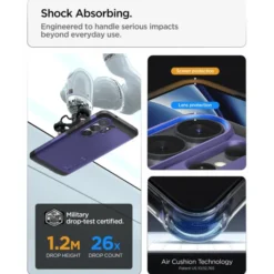 Spigen Samsung|Galaxy S26 Ultra-ETUI TOUGH ARMOR MAG SAMSUNG GALAXY S26 ULTRA MAGSAFE ASH VIOLET