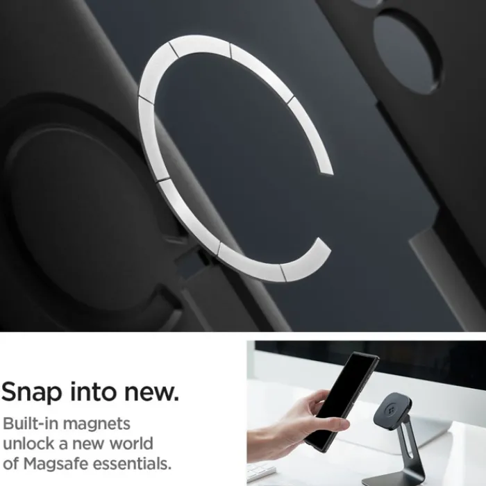 Spigen Samsung|Galaxy S24 Ultra-Etui Tough Armor Magsafe Samsung Galaxy S24 Ultra Black Case