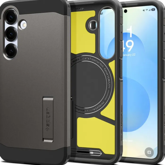 Spigen Samsung|Galaxy S25 Plus-Etui TOUGH ARMOR MAGSAFE GALAXY S25+ PLUS GUNMETAL