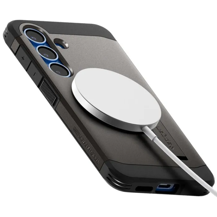 Spigen Samsung|Galaxy S25 Plus-Etui TOUGH ARMOR MAGSAFE GALAXY S25+ PLUS GUNMETAL