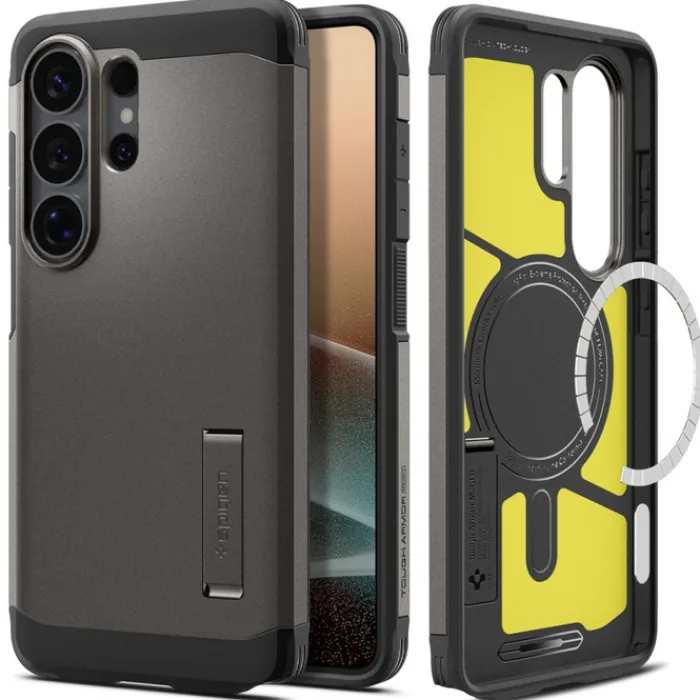 Spigen Samsung|Galaxy S26 Ultra-ETUI TOUGH ARMOR MAG SAMSUNG GALAXY S26 ULTRA MAGSAFE GUNMETAL