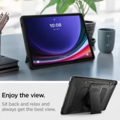 Spigen Samsung|Galaxy Tab S9 Plus-Etui Tough Armor ”pro” Galaxy Tab S9+ Plus 12.4 X810 / X816B Black Case