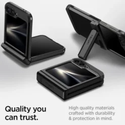 Spigen Samsung|Galaxy Z Flip 7 Fe-ETUI TOUGH ARMOR PRO SAMSUNG GALAXY Z FLIP 6 / 7 FE BLACK