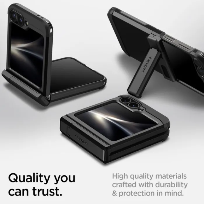 Spigen Samsung|Galaxy Z Flip 7 Fe-ETUI TOUGH ARMOR PRO SAMSUNG GALAXY Z FLIP 6 / 7 FE BLACK