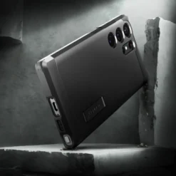 Spigen Samsung|Galaxy S23 Ultra-Etui Tough Armor Samsung S23 Ultra Black Czarny Case